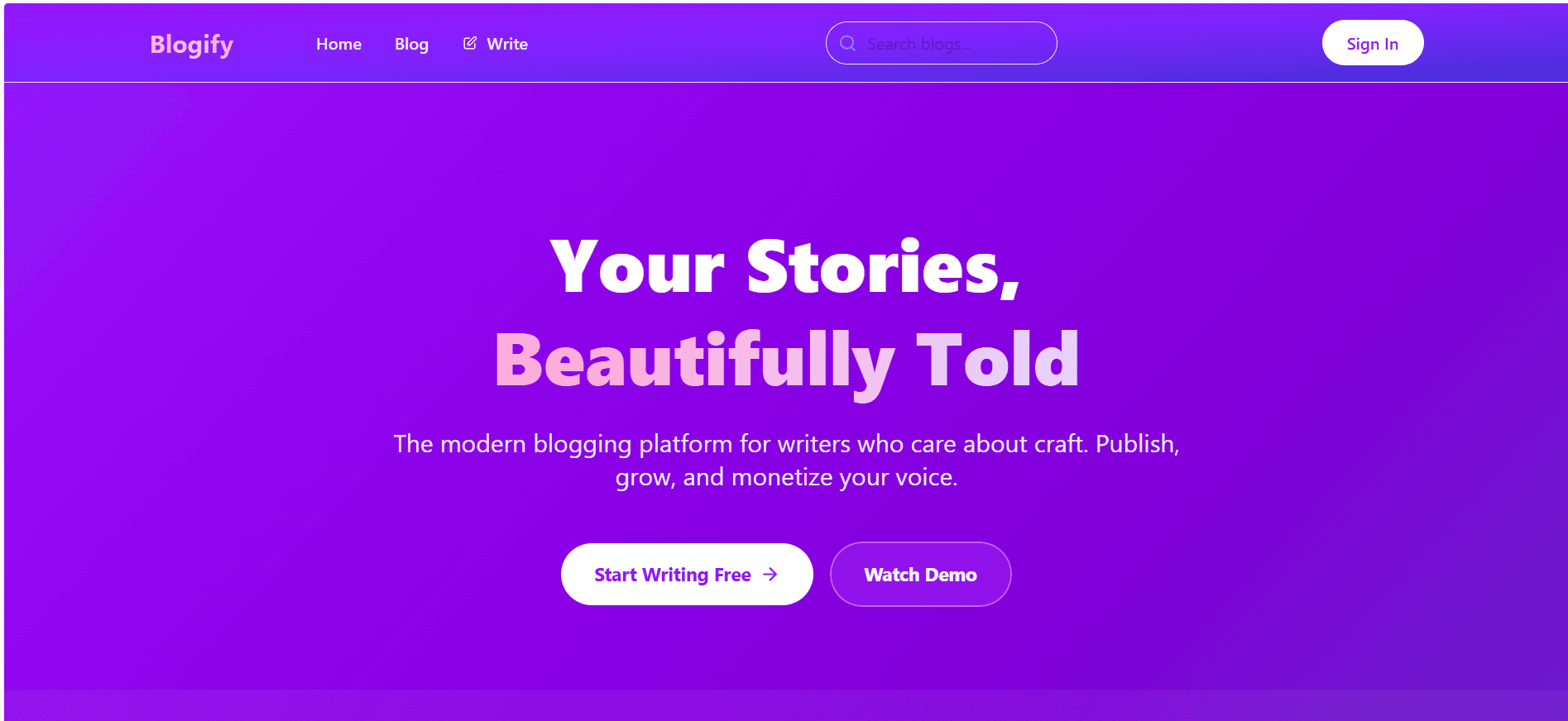 Blogify